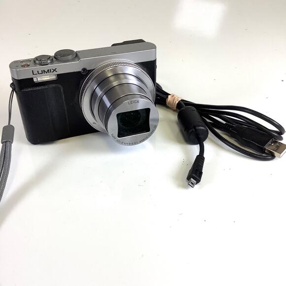 Panasonic Lumix 12.1MP DMC-ZS50 Digital Camera Black Silver Leica Lens w/USB - Picture 10 of 10